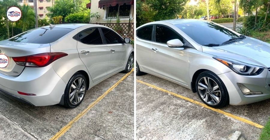 hyundai elantra, rent car en republica dominicana